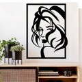 Decoratiune de perete, Look, Dimensiuni: 56 x 41 cm, Negru
