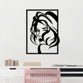 Decoratiune de perete, Look, Dimensiuni: 56 x 41 cm, Negru