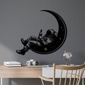 Decoratiune de perete, Space Boozer, Dimensiuni: 62 x 71 cm, Negru