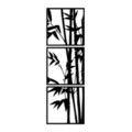 Decoratiune de perete, Rami-1, (Grosime: 1,5 mm), Negru