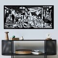 Decoratiune de perete, Pıcassso, Dimensiuni: 85 x 40 cm, Negru