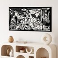 Decoratiune de perete, Pıcassso, Dimensiuni: 85 x 40 cm, Negru