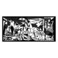 Decoratiune de perete, Pıcassso, Dimensiuni: 85 x 40 cm, Negru