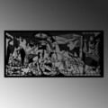 Decoratiune de perete, Pıcassso, Dimensiuni: 85 x 40 cm, Negru