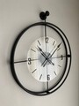 Ceas de perete, Mclock-00110, Lățime: 58 cm Înălțime: 68 cm Adâncime: 7 cm, Negru