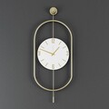 Ceas de perete, Mclock-00113, Lățime: 35 cm Înălțime: 85 cm Adâncime: 7 cm, Auriu