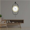 Ceas de perete, Mclock-00133, Lățime: 35 cm Înălțime: 85 cm Adâncime: 7 cm, Negru