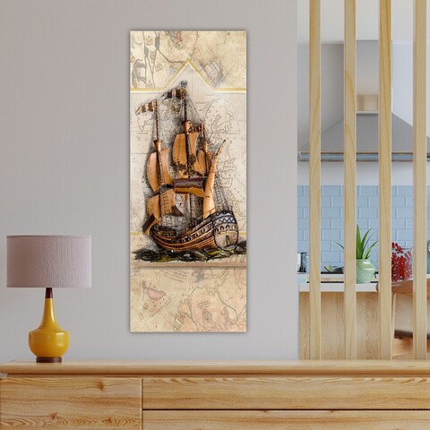 Tablou decorativ, DKY41177581265_3080, 30 x 80 cm, Multicolor