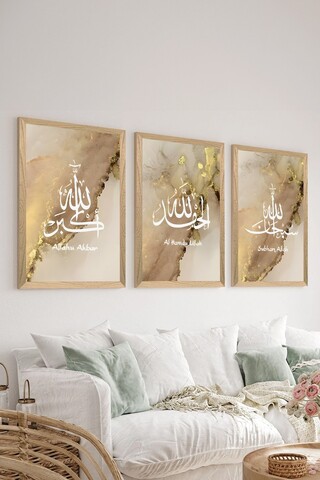 Set de pictură decorativă (3 Pieces), Artsycllct1, Fără ramă, Multicolor