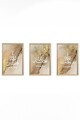 Set de pictură decorativă (3 Pieces), Artsycllct1, Fără ramă, Multicolor