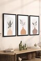 Set de pictură decorativă (3 Pieces), Artsycllct21, Fără ramă, Multicolor