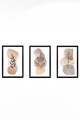 Set de pictură decorativă (3 Pieces), Artsycllct29, Fără ramă, Multicolor
