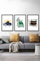 Set de pictură decorativă (3 Pieces), Artsycllct4, Fără ramă, Multicolor