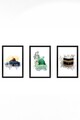 Set de pictură decorativă (3 Pieces), Artsycllct4, Fără ramă, Multicolor