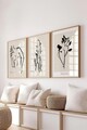 Set de pictură decorativă (3 Pieces), Ç-300609, Față: 100% PVC STICLĂ, Multicolor