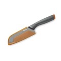 Cutit Santoku, Tefal, Fresh Kitchen, 12 cm, inox + protectie lama