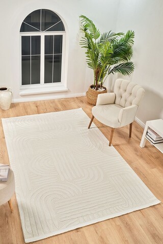 Carpet (80 x 150), Boyut By006, 80x150 cm, Crem