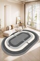 Carpet (40 x 60), Sftkece047-Oval, 40x60 cm, Antracit