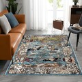 Covor (180 x 280), Kece-Fr13, 180x280 cm, Albastru