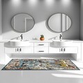 Covor (180 x 280), Kece-Fr13, 180x280 cm, Albastru