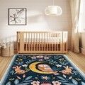Covor (80 x 120), Wookece1694, 80x120 cm, Albastru navy