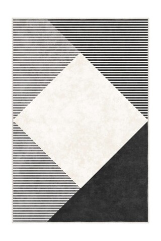 Covor (160 x 230), Sftkece028, 160x230 cm, Negru