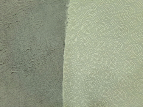 Covor (100 cm), Oval Plush, Gri deschis