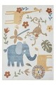 Covor (160 x 230), Bohem Kids Zoo, 160x230 cm, Multicolor