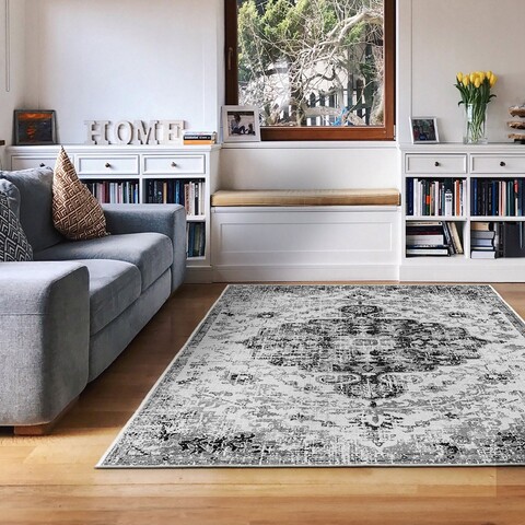 Carpet (80 x 150), Kece-Fr45, 80x150 cm, Negru