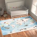 Carpet (80 x 150), Wookece1695, 80x150 cm, Albastru