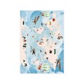Carpet (80 x 150), Wookece1695, 80x150 cm, Albastru