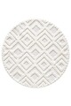 Covor (200 cm), 830B Round, 200x200 cm, Crem