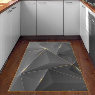 120x180 cm, Auriu;Negru