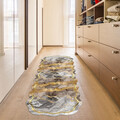 Hall Carpet (80 x 200), Aln600184Bj03, 80x200 cm, Nurcă / Gri / Auriu