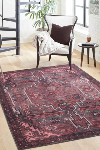 Covor (210 x 310), Folk Chenille, 210x310 cm, Bordo
