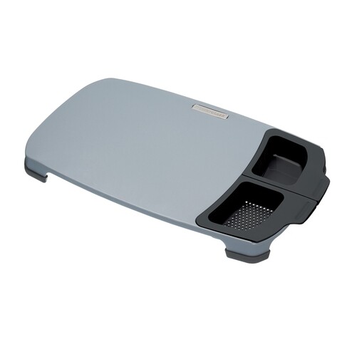 Tocator cu 2 compartimente + picioruse anti-alunecare, Kitchen Craft, 47 x 28 cm