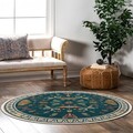 Covor (80 x 80), Cool-Fr65, 80x80 cm, Albastru