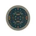 Covor (80 x 80), Cool-Fr65, 80x80 cm, Albastru