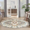 Carpet (90 x 90), Kece-Fr23, 90x90 cm, Multicolor