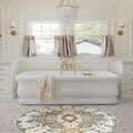 Carpet (90 x 90), Kece-Fr23, 90x90 cm, Multicolor