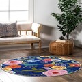 Covor (90 x 90), Cool-Fr68, 90x90 cm, Albastru navy