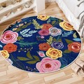 Covor (90 x 90), Cool-Fr68, 90x90 cm, Albastru navy