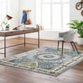 Carpet (80 x 120), Kece-Fr11, 80x120 cm, Albastru