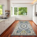 Carpet (80 x 120), Kece-Fr11, 80x120 cm, Albastru