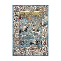 Covor (80 x 150), Kece-Fr13, 80x150 cm, Albastru