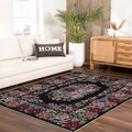 Covor (140 x 220), Infkece05, 140x220 cm, Negru