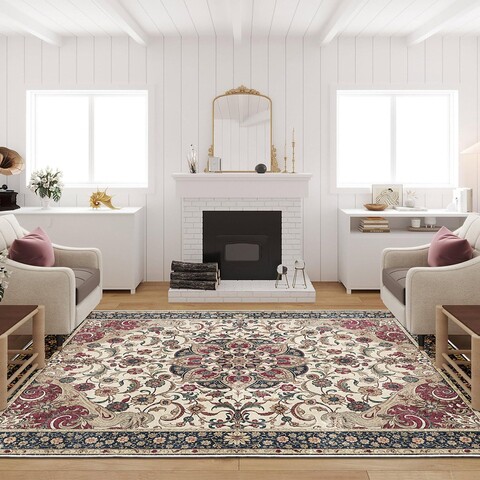 Carpet (140 x 220), Kece-Fr52, 140x220 cm, Multicolor