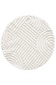 Covor (100 cm), 691B Round, 100x100 cm, Crem