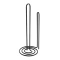 Myroll Lava szalvéta tekercs tartó, Metaltex, Ø 15 x 32 cm, TouchTherm kezelt fém