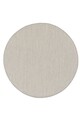 Covor (80 cm), Sisalux 3082 Rotund, 80x80 cm, Alb/Gri